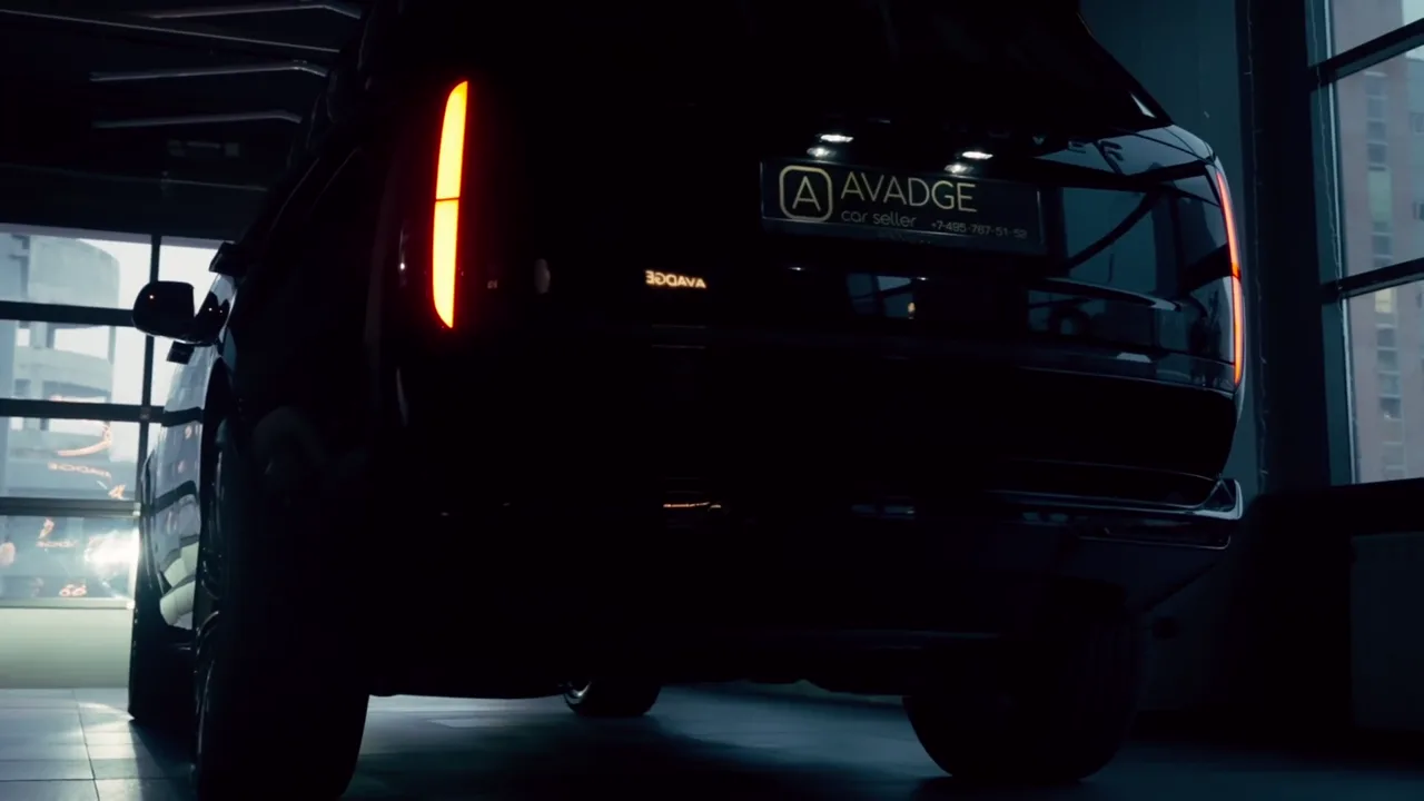Автомобиль в шоуруме AVADGE