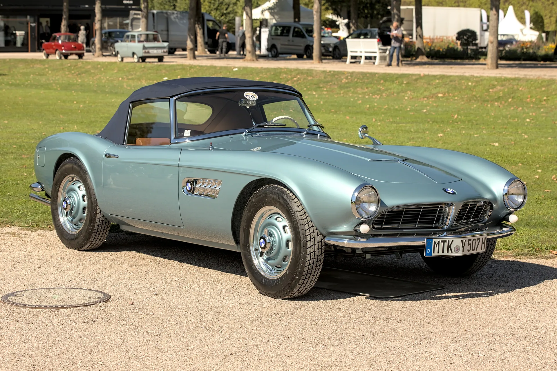 BMW 507 1957 года в три четверти спереди