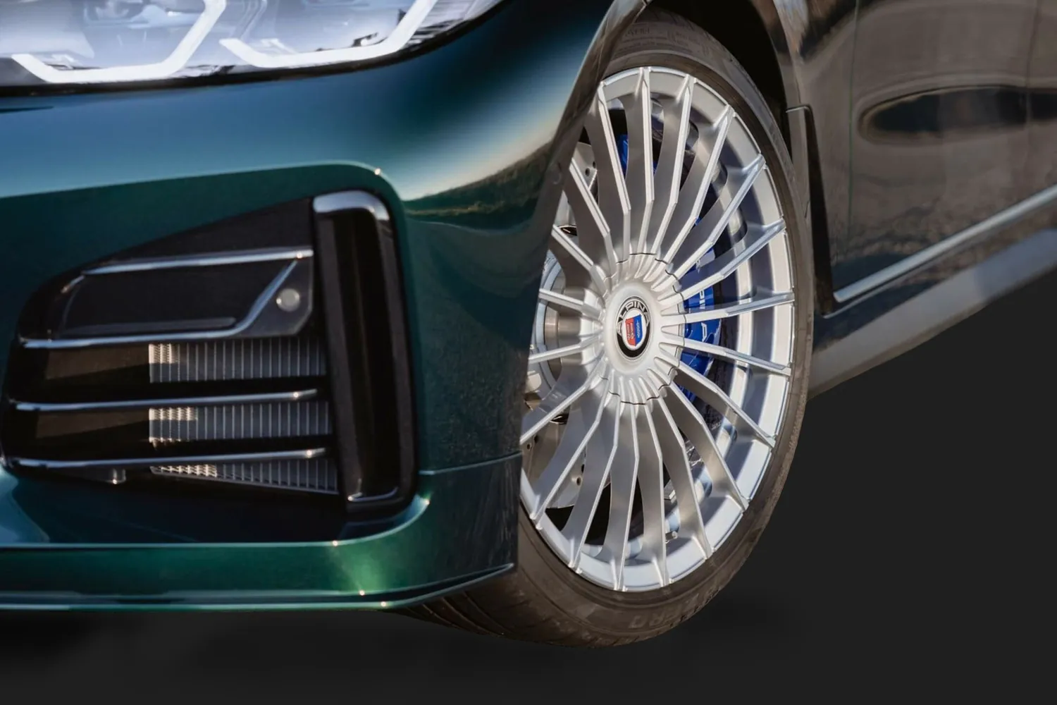 Alpina D4 S: Classic с проточенными спицами и синие суппорты