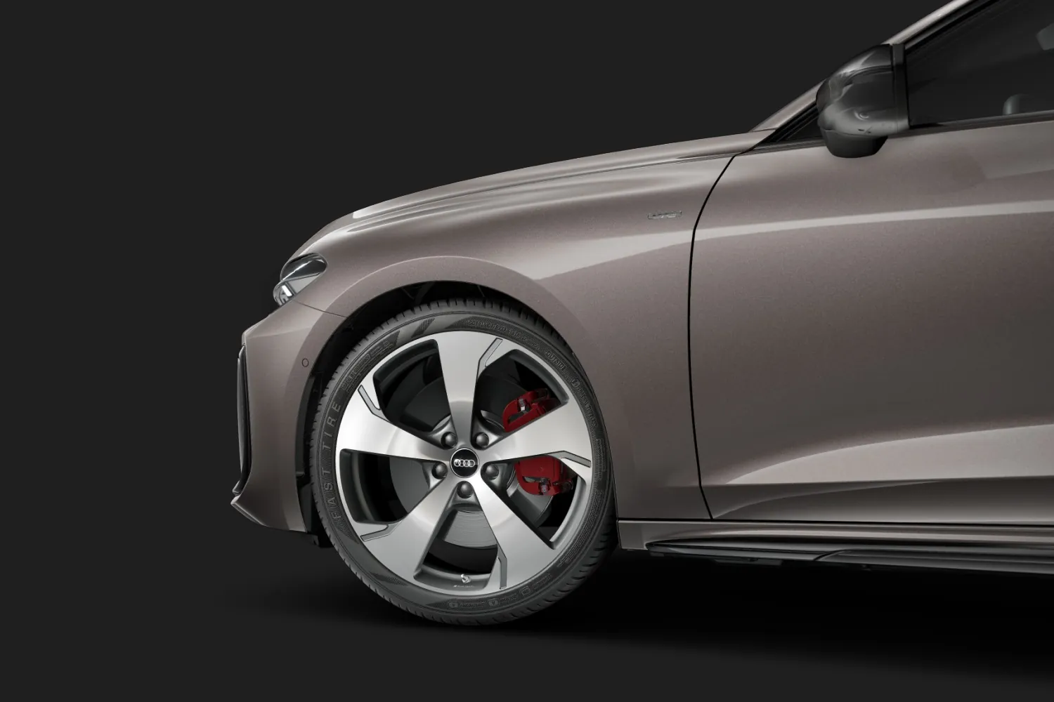 Audi A5: 20-дюймовые диски Falx и красные суппорты