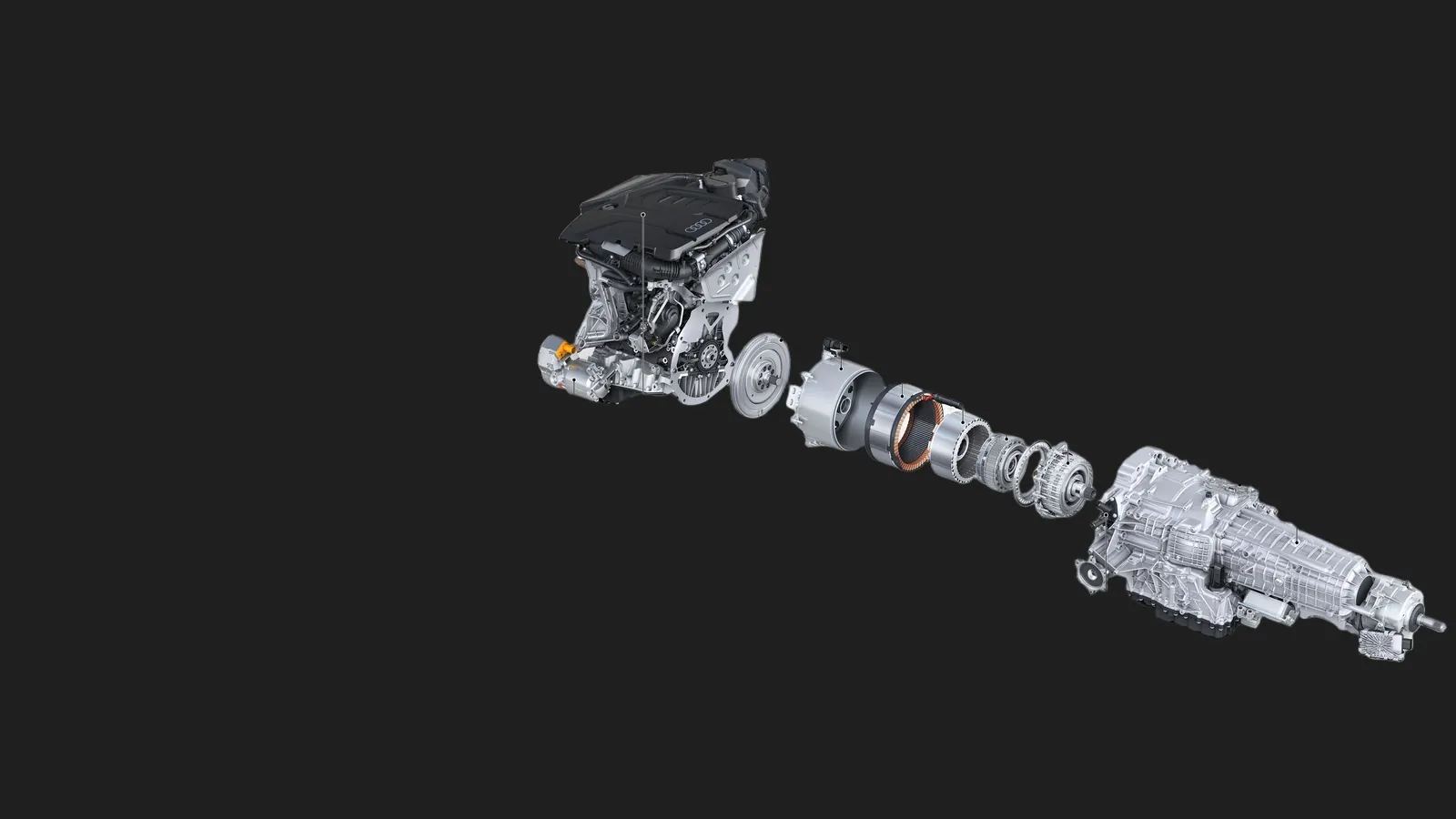 e-hybrid: 2.0 TFSI и электромотор в коробке S tronic