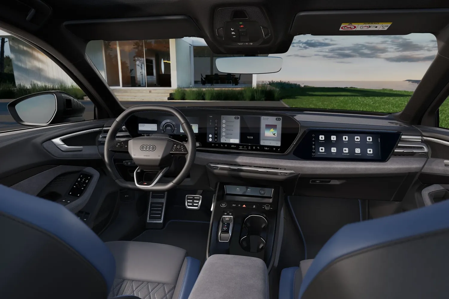 Audi A5: Панель приборов, руль и центральный экран