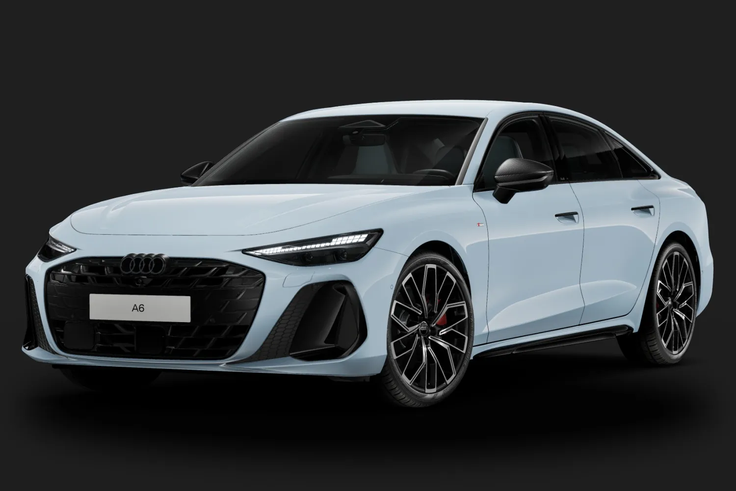 Audi A6: Kumulusblau и чёрный внешний пакет