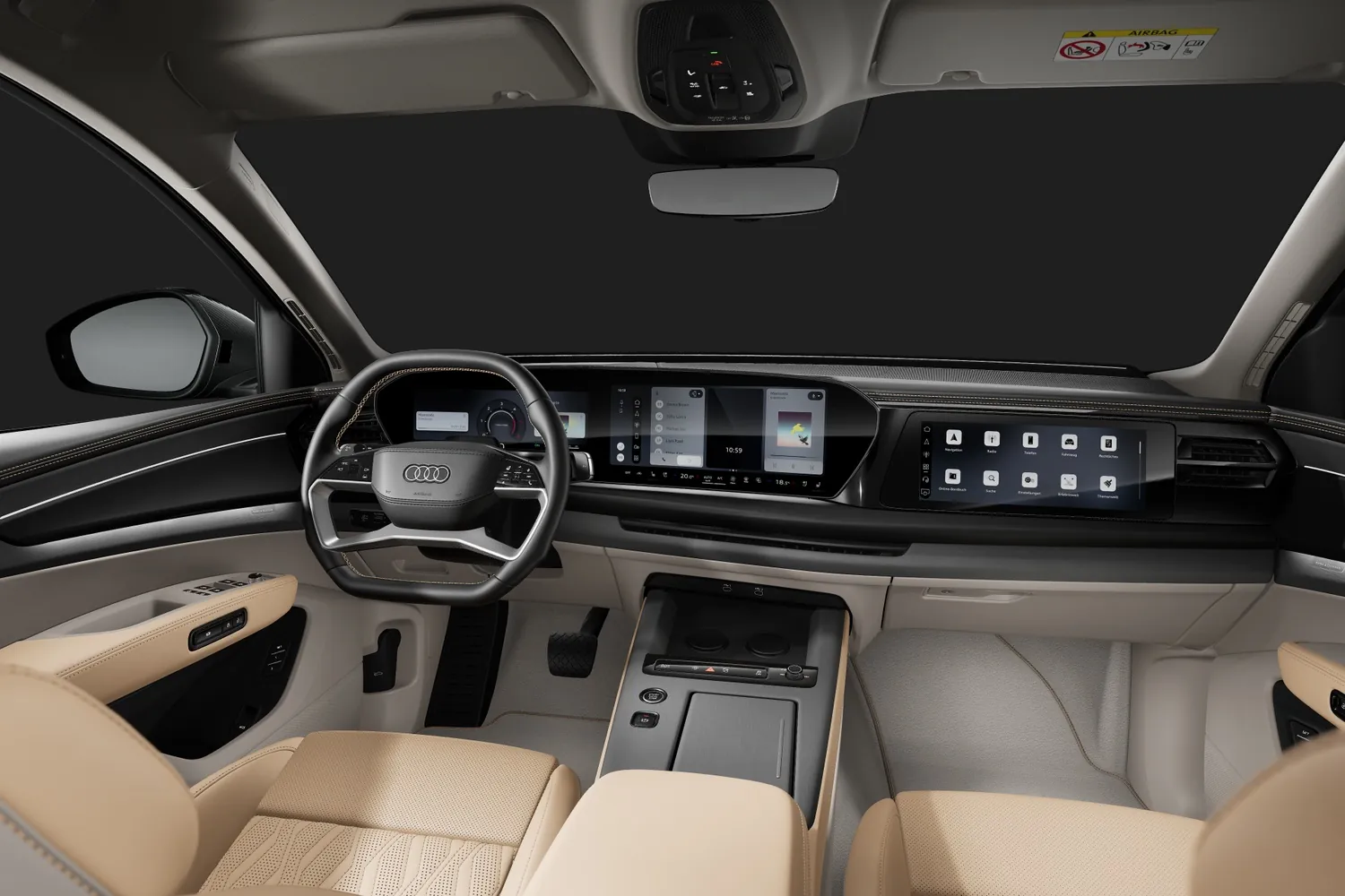 Audi Q7: Миндальный салон Audi exclusive