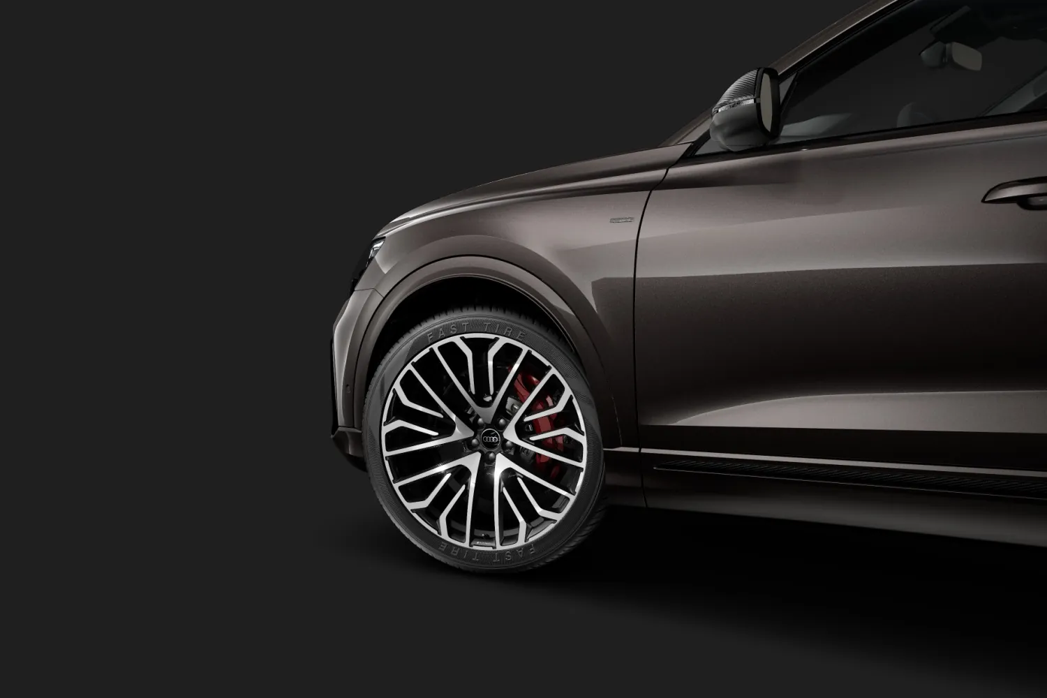 Audi Q8: 23 дюйма и полноуправляемое шасси
