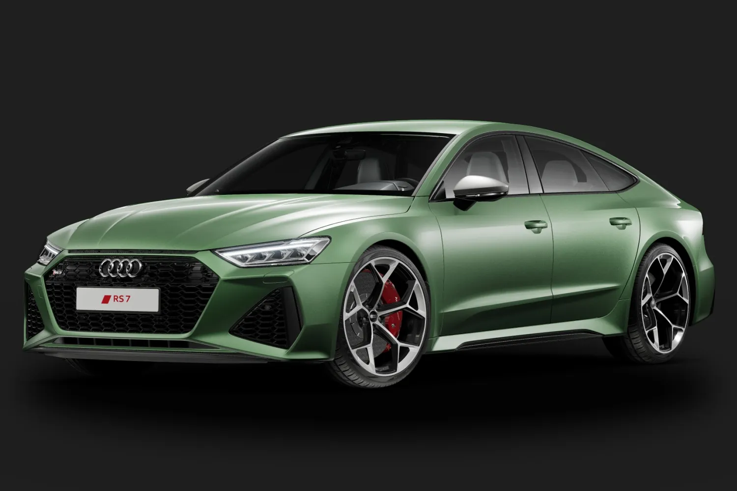 Audi RS 7: Матовый Sonomagrün
