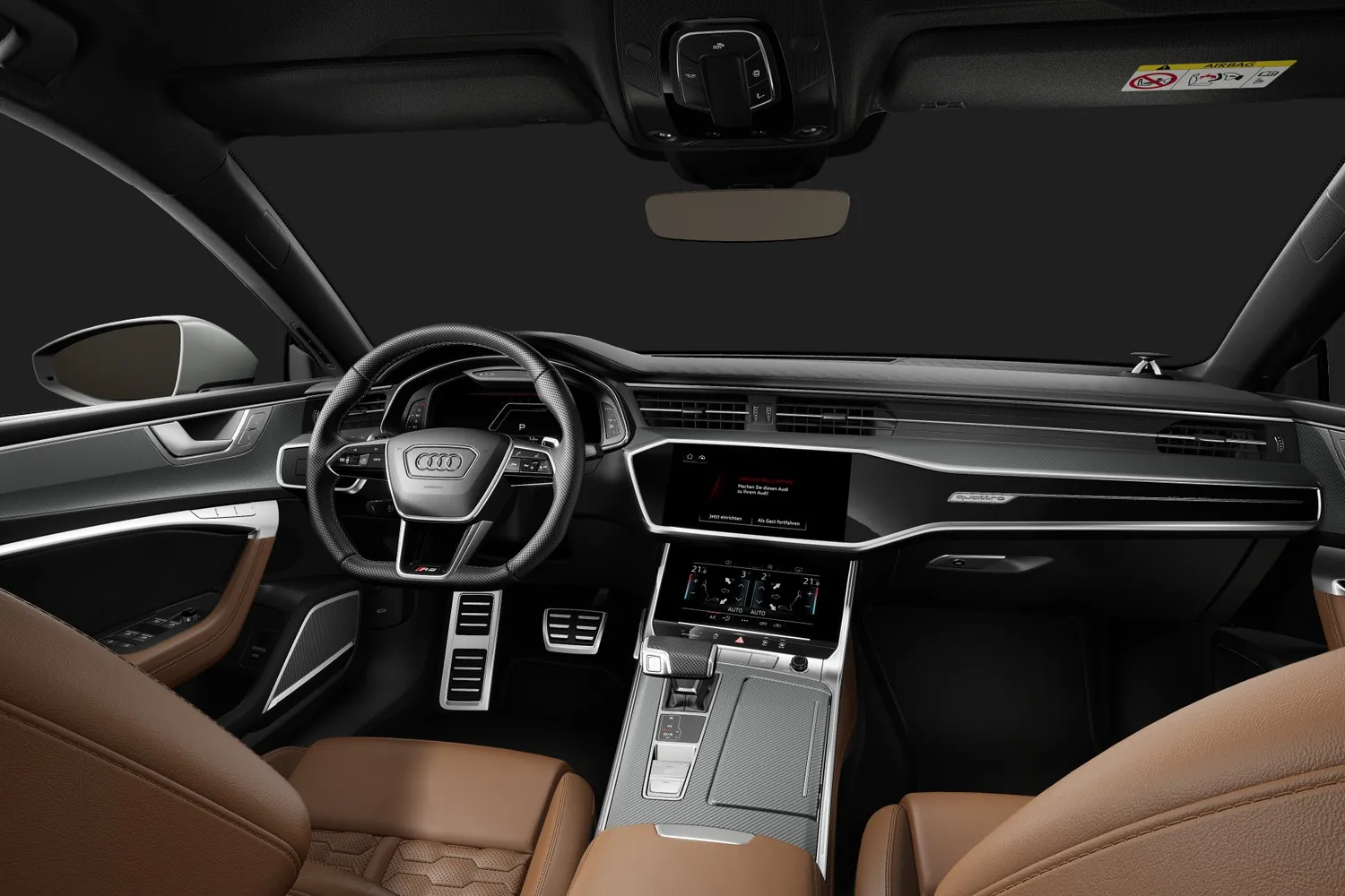 Audi RS 7: Virtual cockpit и коньячная кожа