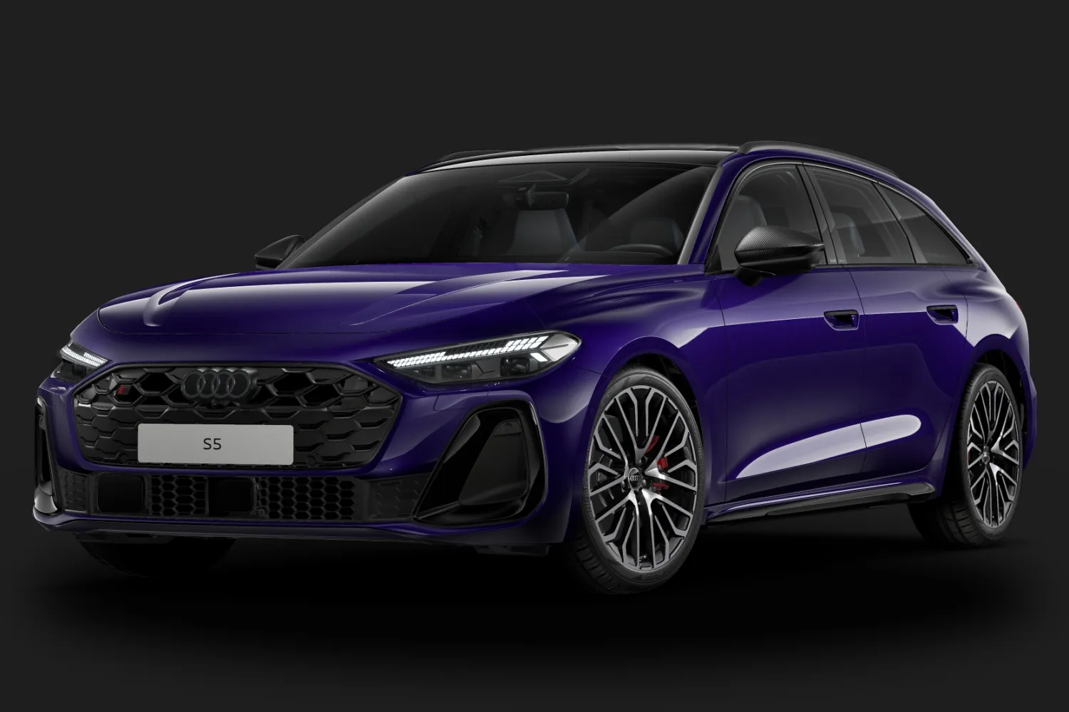 Audi S5: Samtviolett и чёрные детали