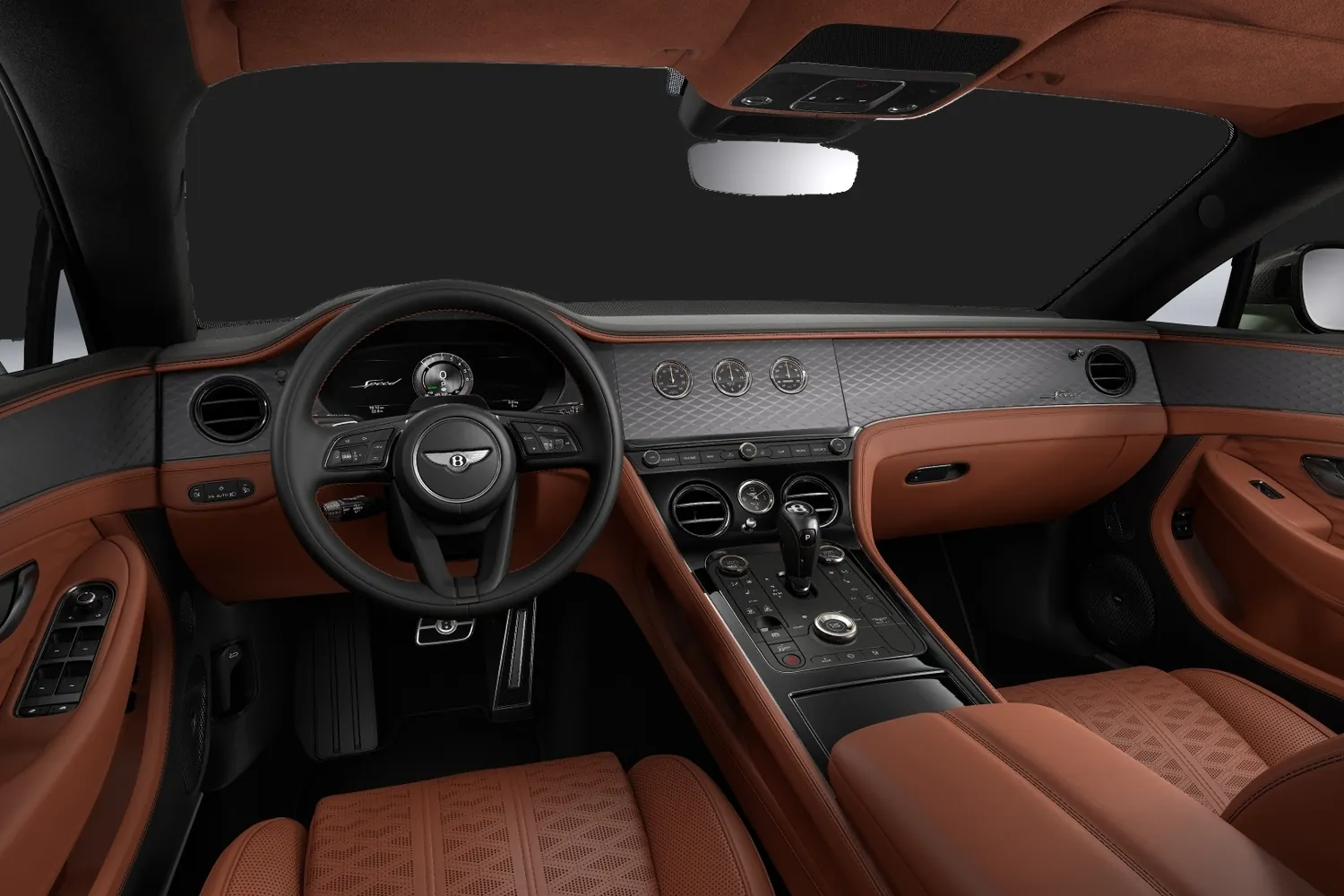Bentley Continental GT: Поворотный блок на торпедо