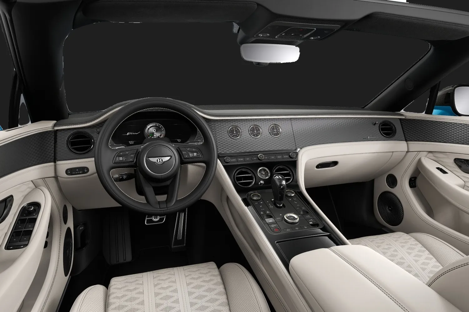 Bentley Continental GTC: Экран, приборы или дерево