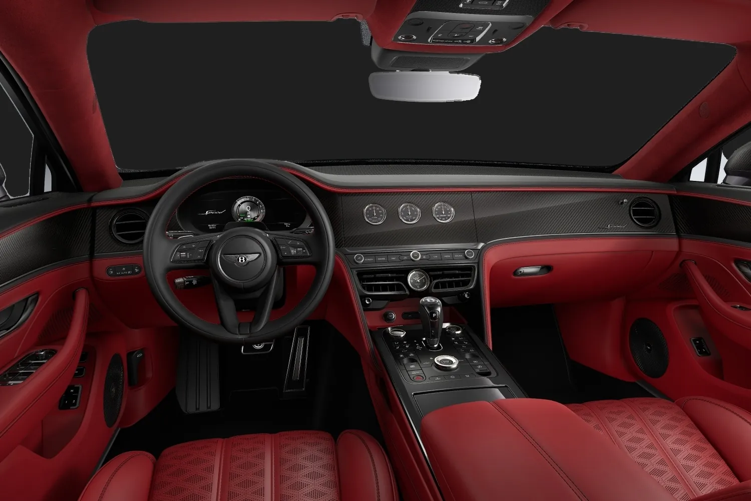 Bentley Flying Spur: Торпедо в глянцевом карбоне