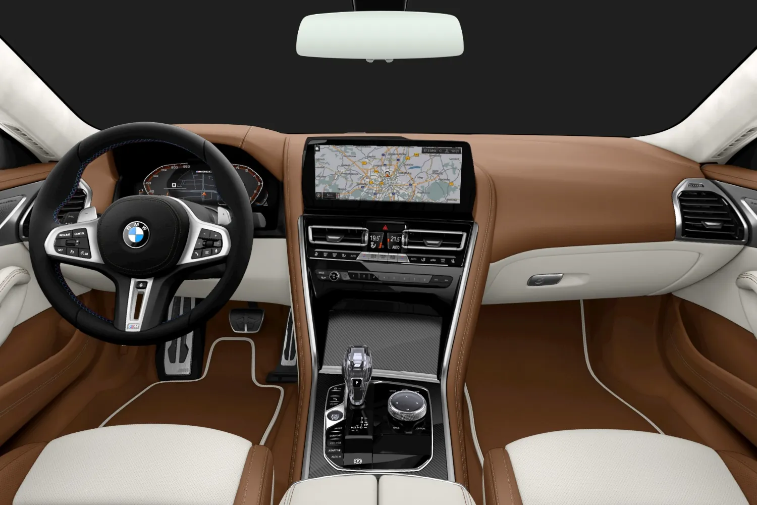 BMW 8 Series: Два экрана по 12,3 дюйма и кожа Merino в два тона