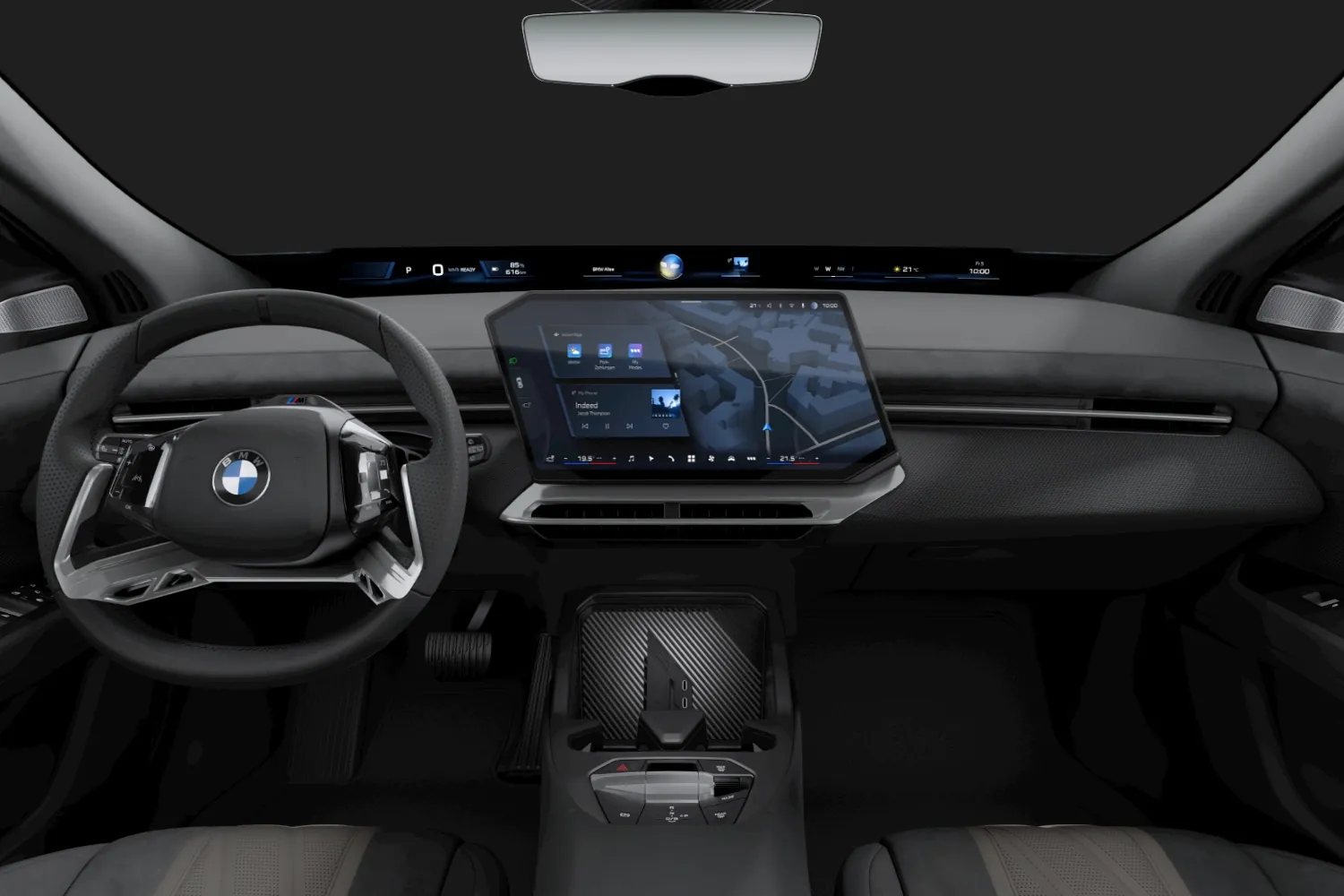 BMW iX3: Руль с подсветкой кнопок и 3D Head-Up в iX3