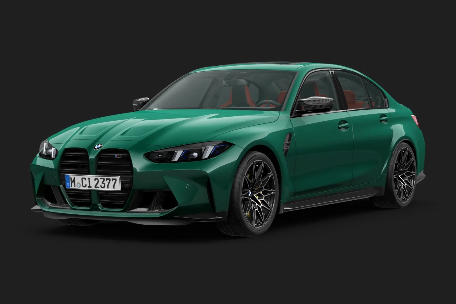 BMW M3: Isle of Man Grün и карбон по кузову