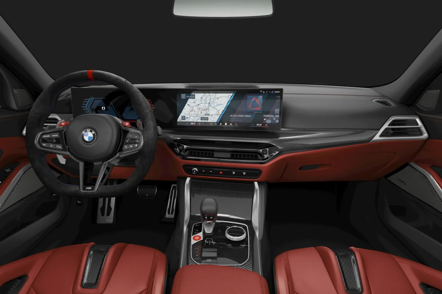 BMW M3: Карбоновые ковши, панель Luxury и руль в алькантаре