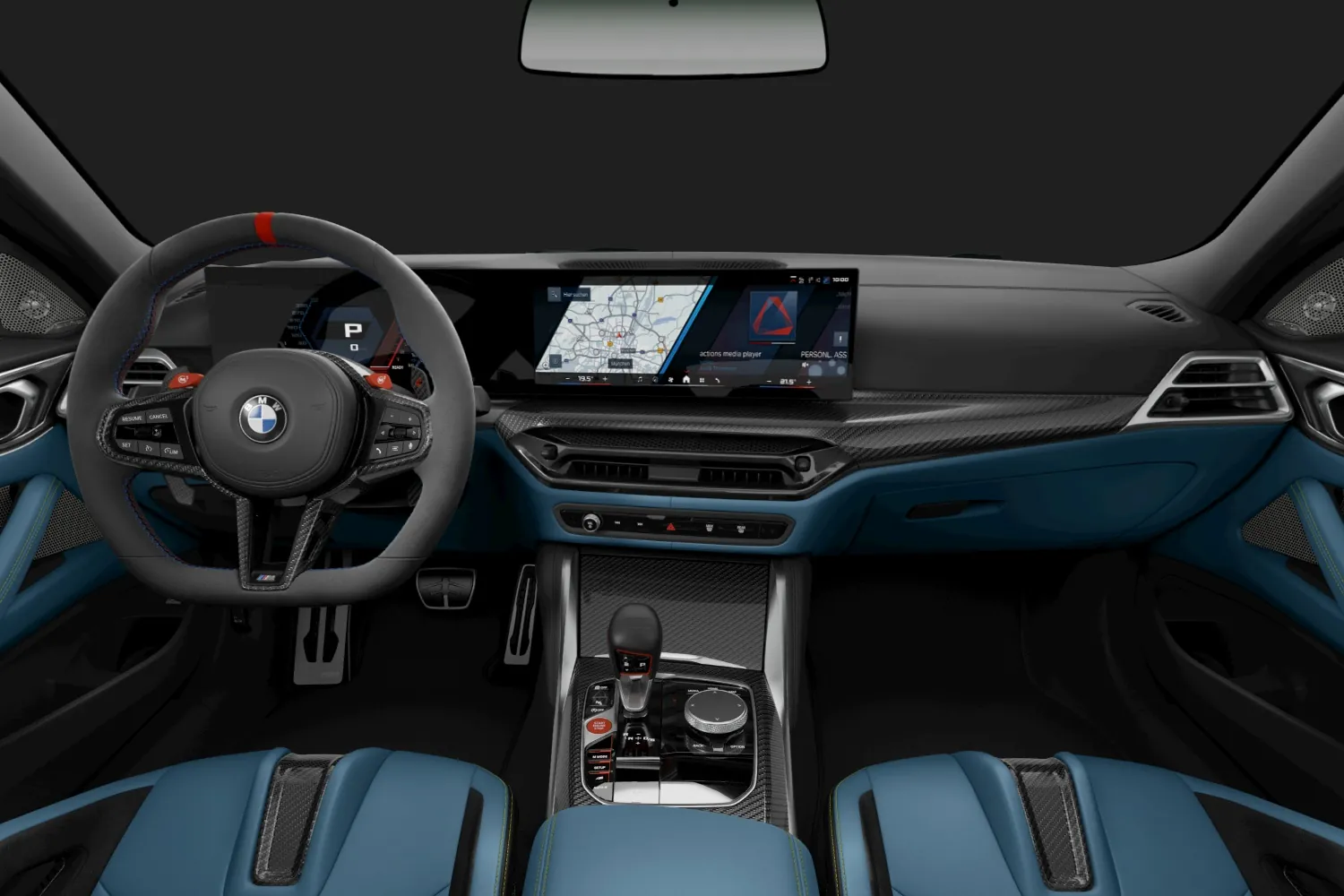 BMW M4: Карбоновые ковши и кожа Yas Marina Blau