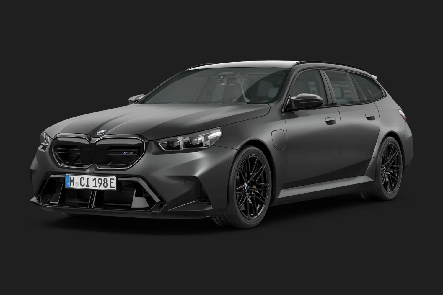BMW M5: Матовый Frozen Deep Grey с чёрной крышей