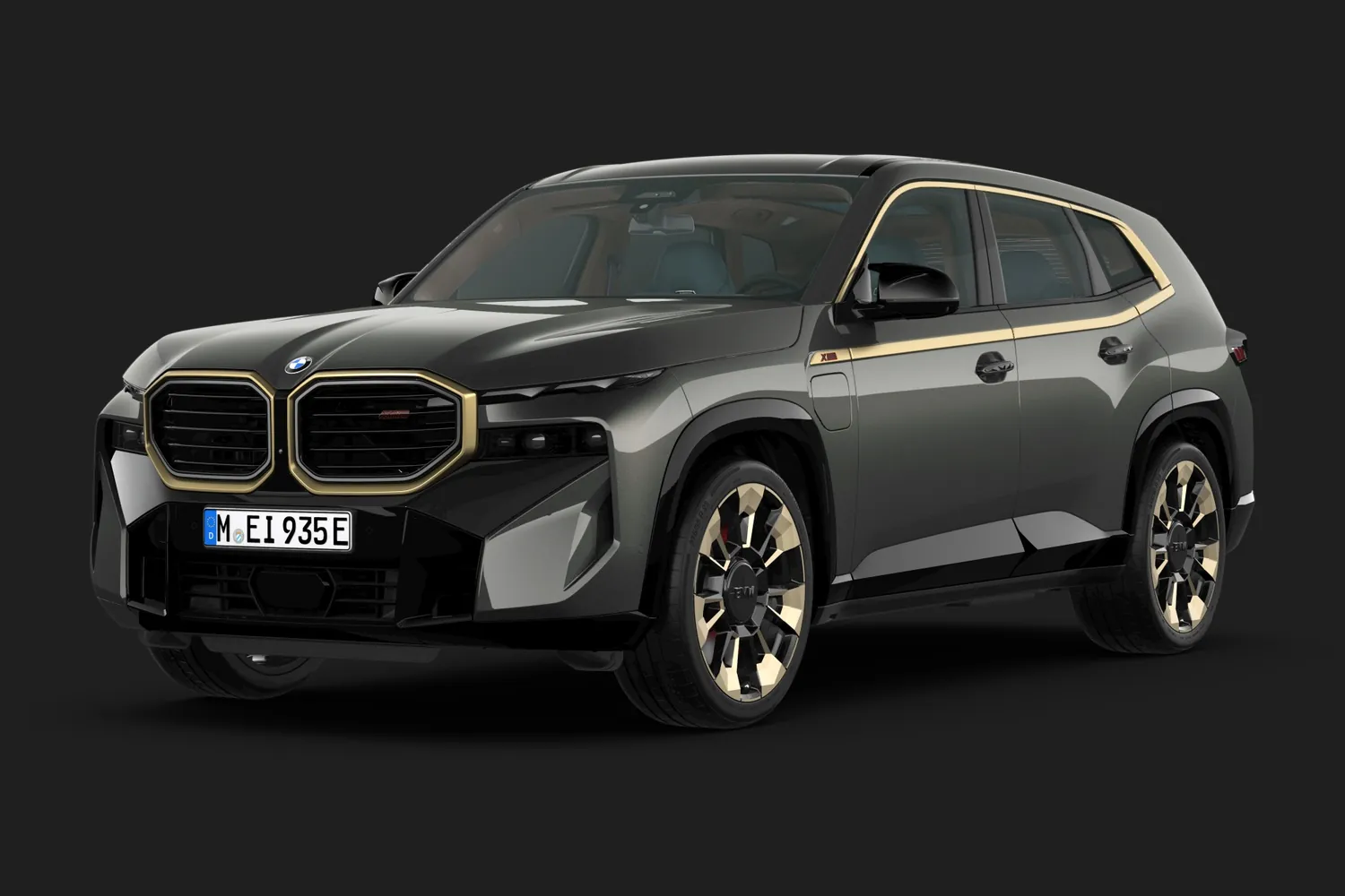 BMW XM: Dravitgrau и золото Nightgold