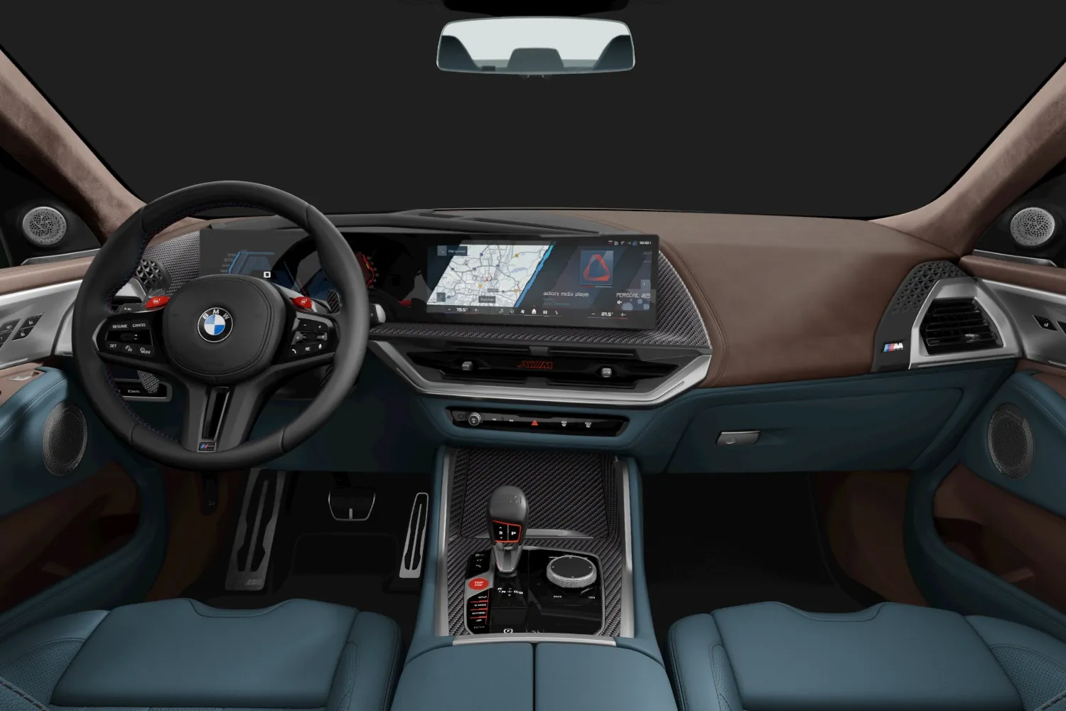 BMW XM: Deep Lagoon, карбон M Signatur и Bowers & Wilkins Diamond