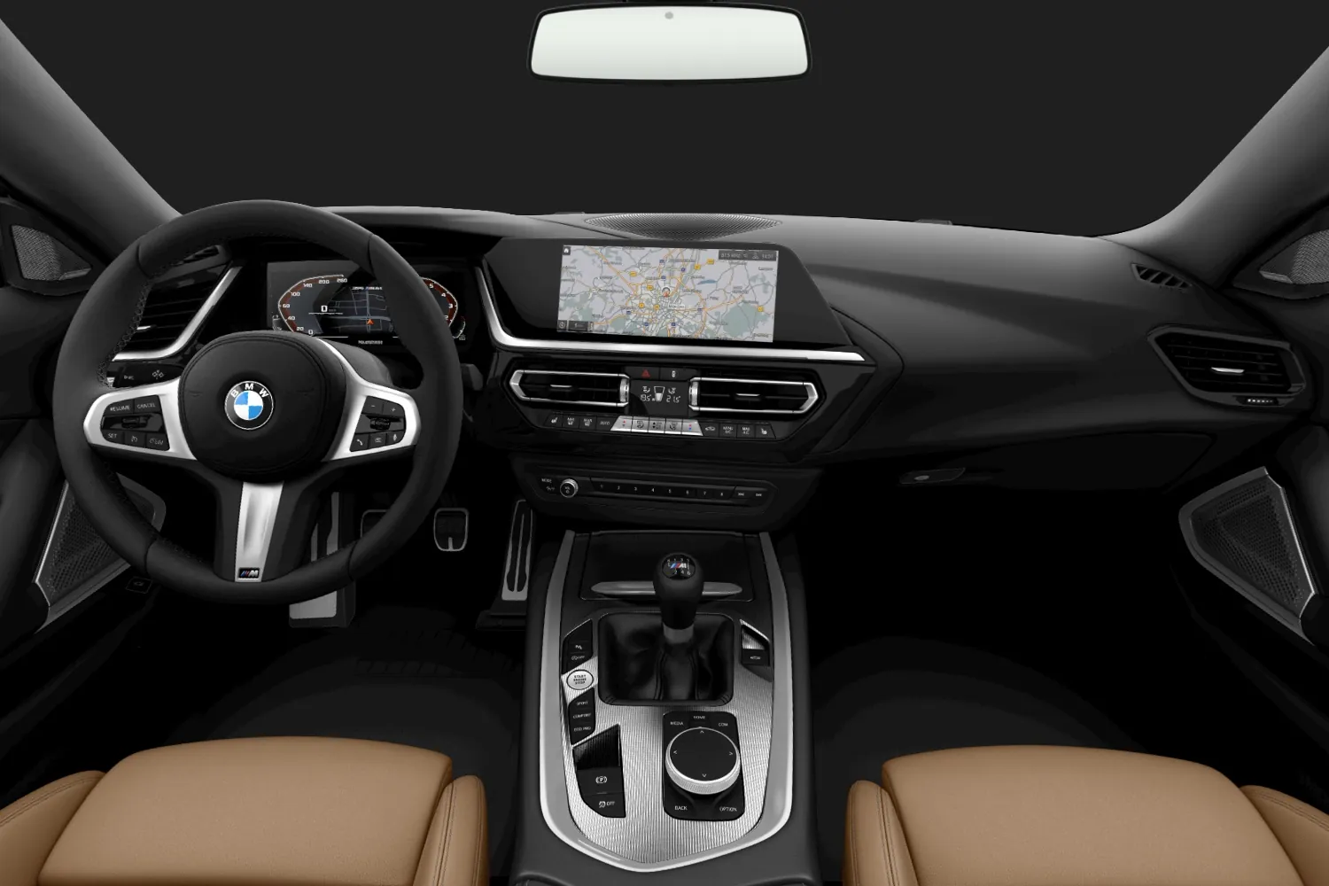 BMW Z4: Два экрана по 10,25 дюйма и кожа Cognac