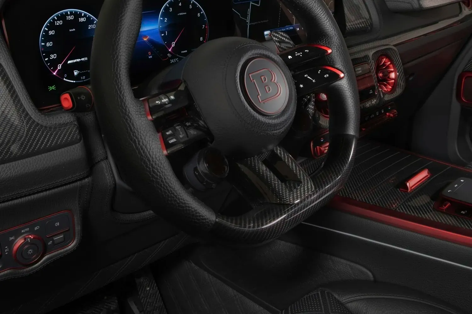 Brabus XLP 800 6x6: Жёсткость амортизаторов прямо из кабины
