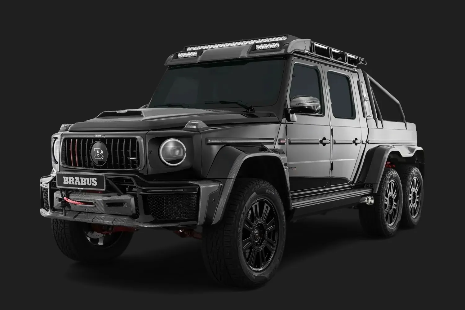 Brabus XLP 800 6x6: XLP 800 6x6 на трёх портальных мостах