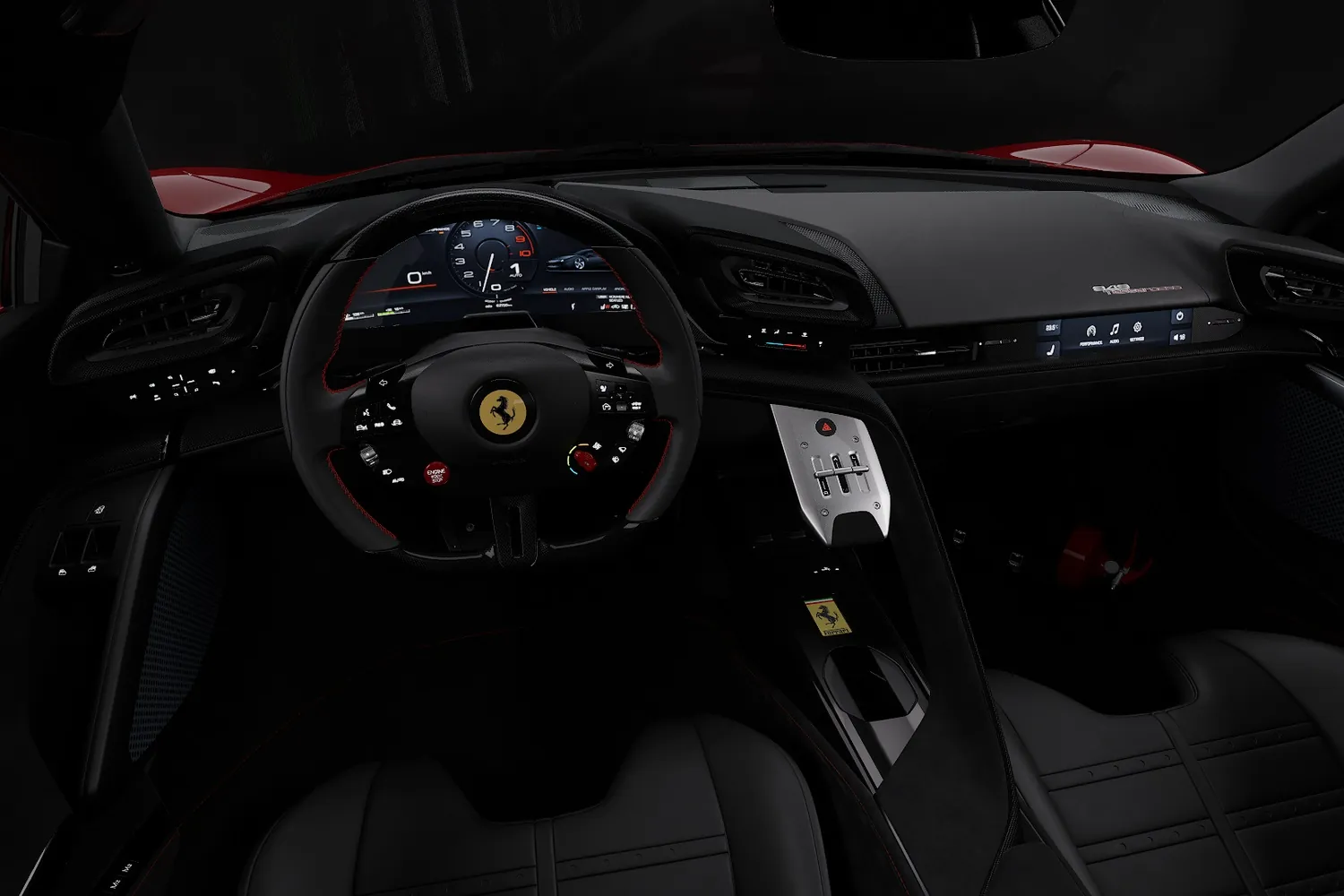 Ferrari 849 Testarossa: Руль с manettino и режимы eManettino