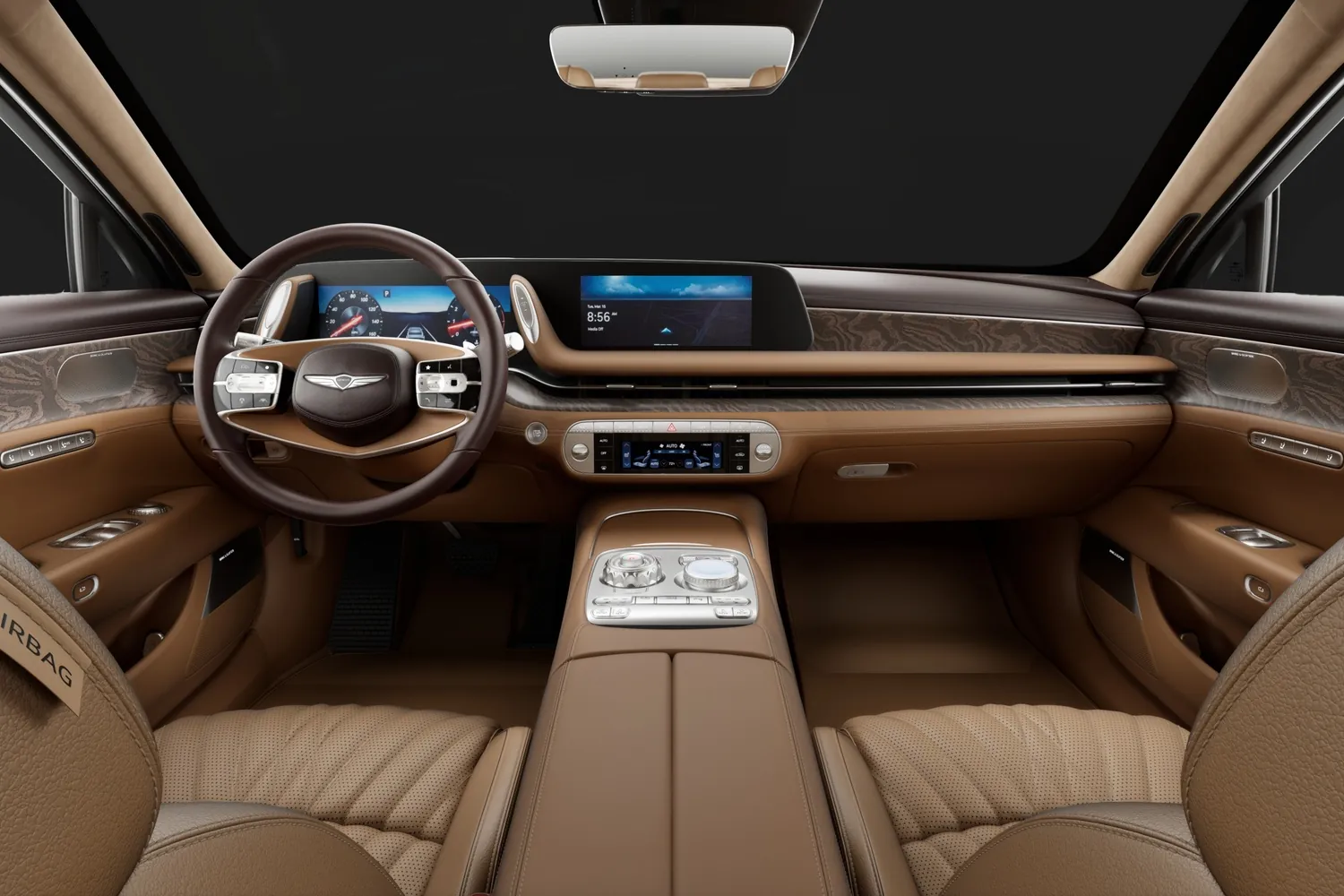 Genesis G90: Два экрана по 12,3 дюйма