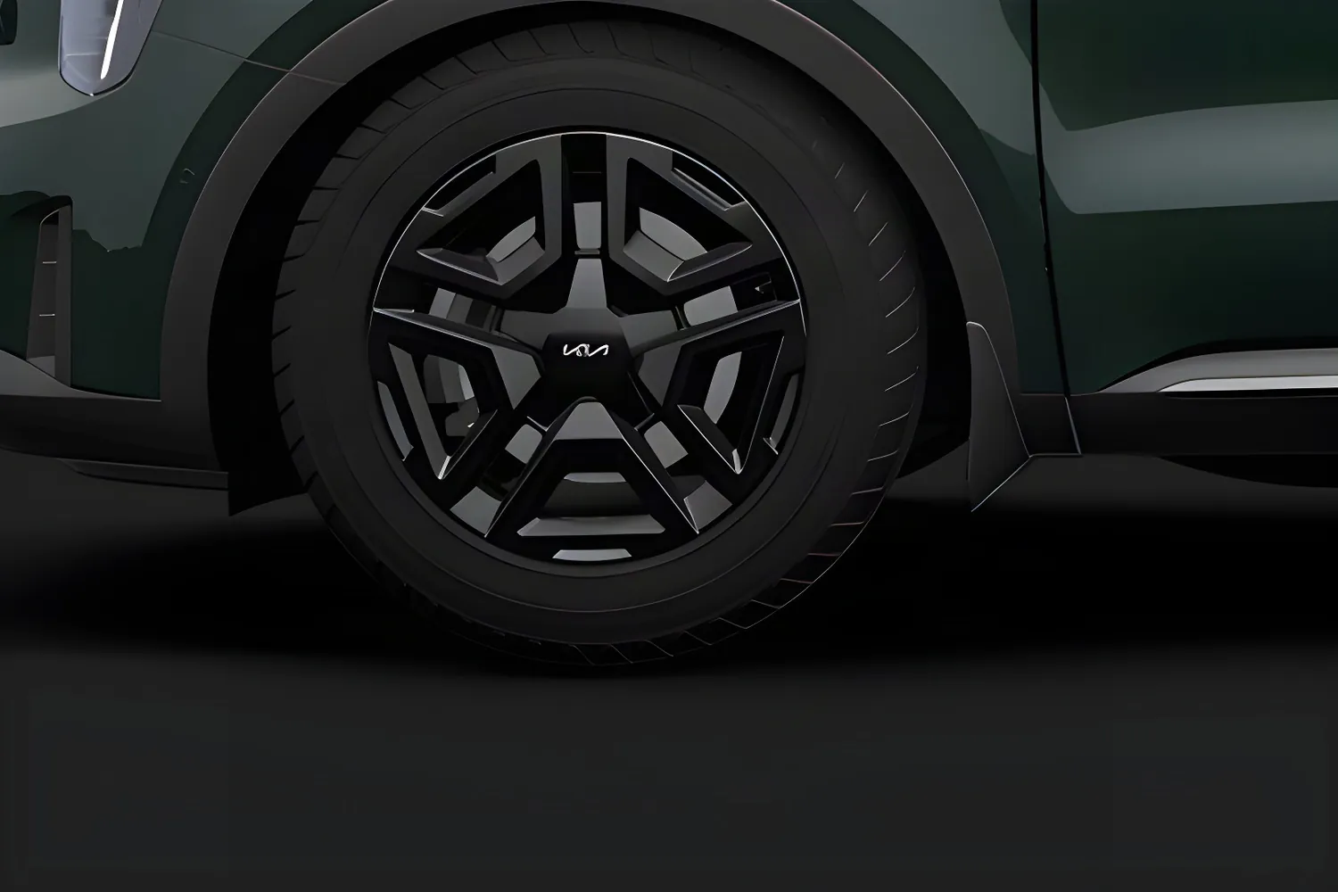 Kia Sorento: Чёрные колёса 19 дюймов