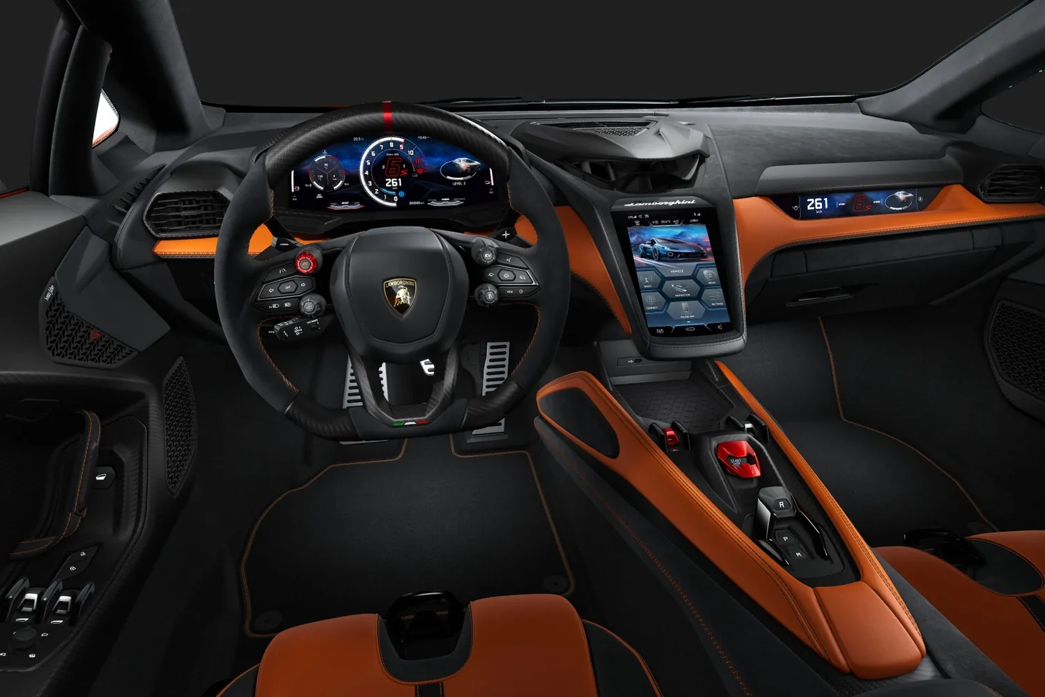 Lamborghini Temerario: Торпедо с карбоном и Sonus faber