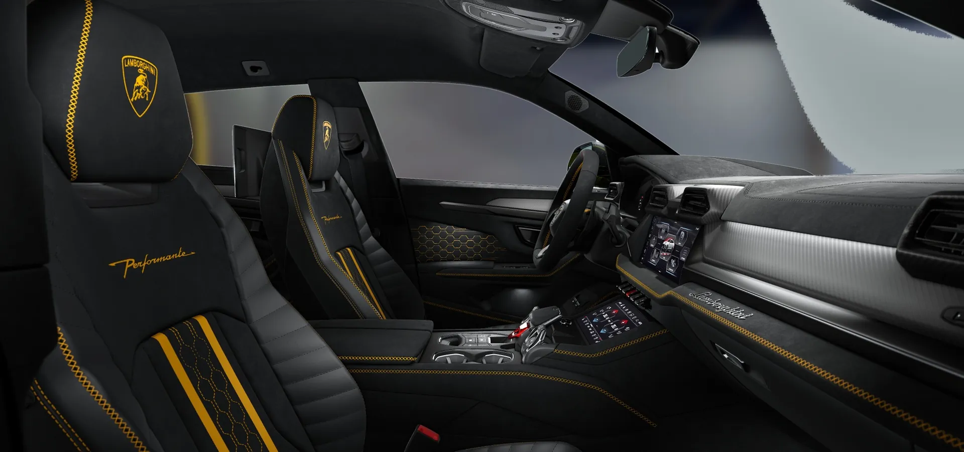 Кресла Corsa Tex: Nero Ade с Giallo Taurus