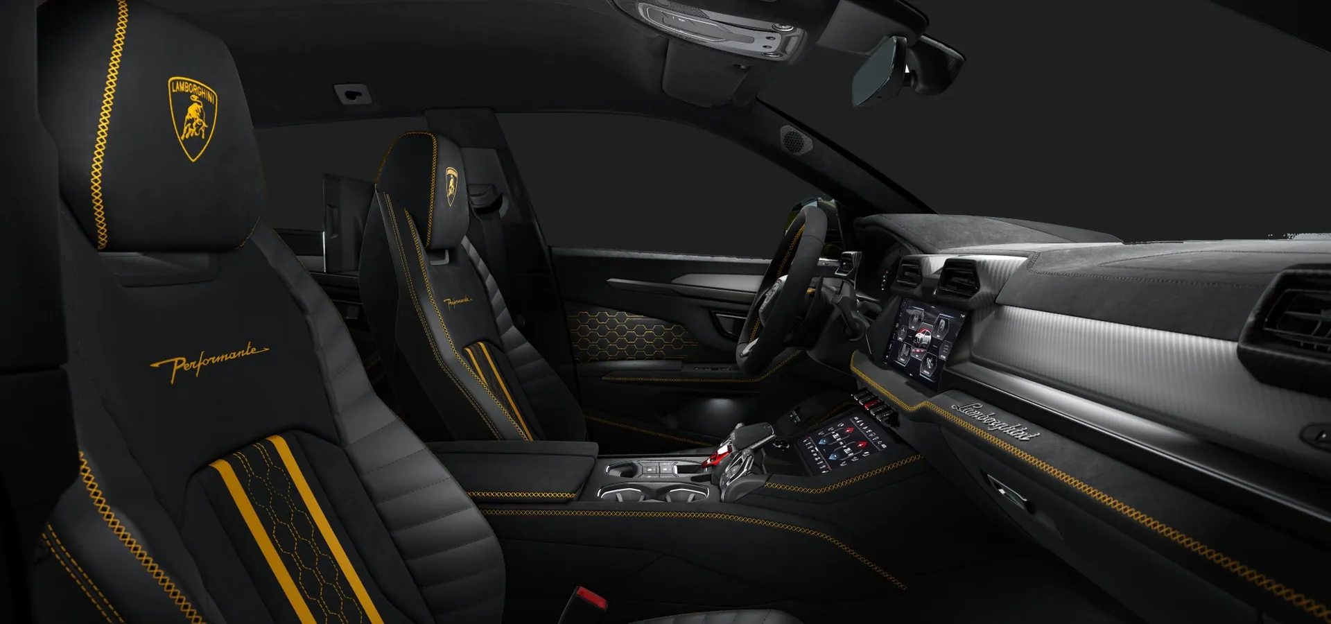 Кресла Corsa Tex в цветах Nero Ade и Giallo Taurus