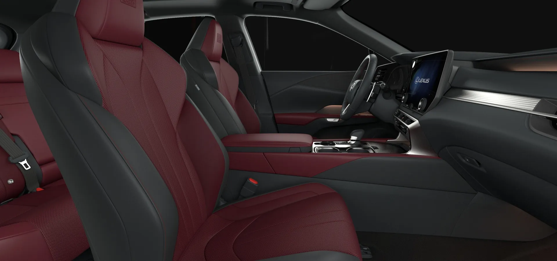 Кресла F SPORT в коже Dark Rose
