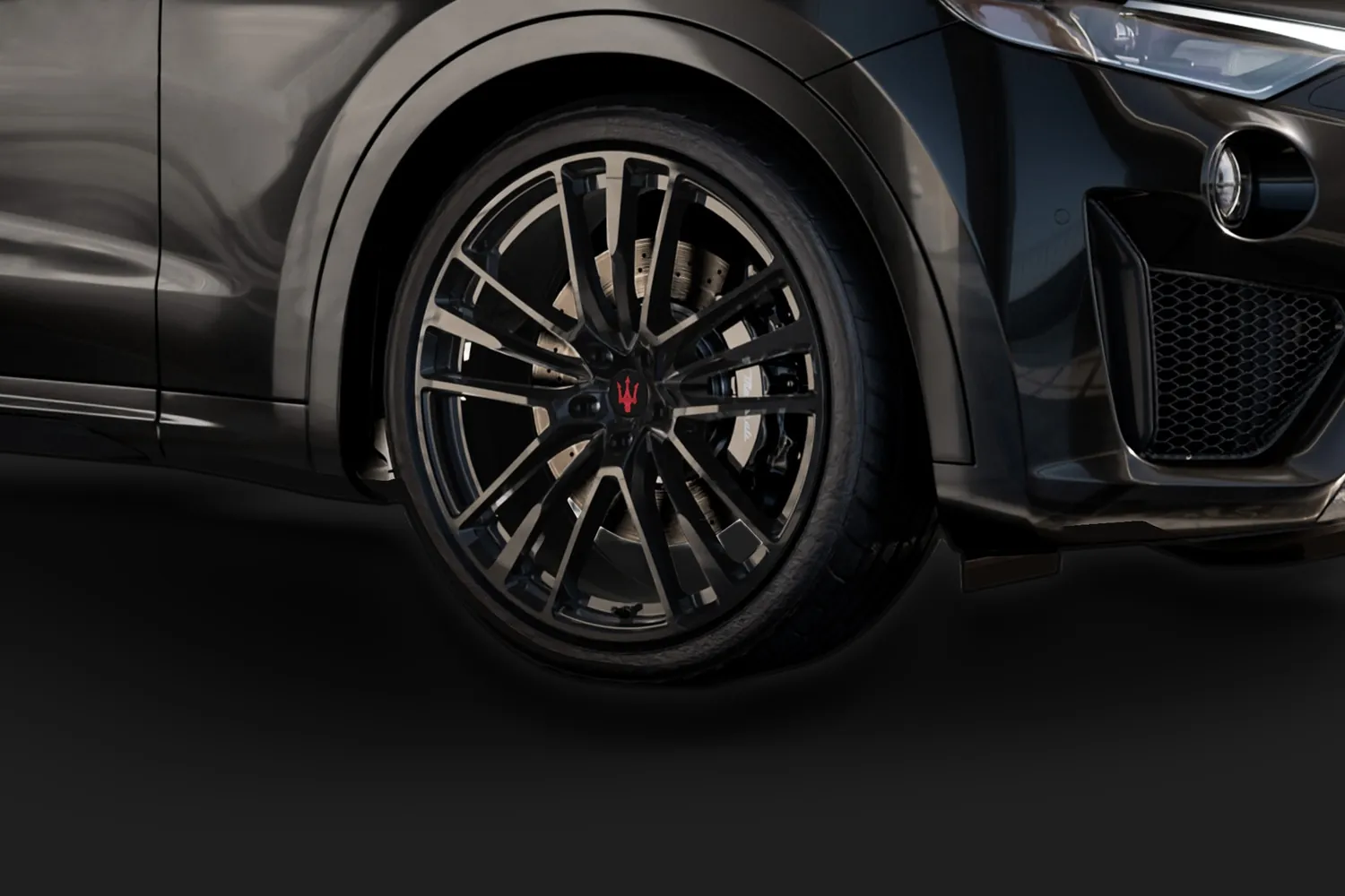 Maserati Levante: Диск Orione 22 дюйма с красным трезубцем