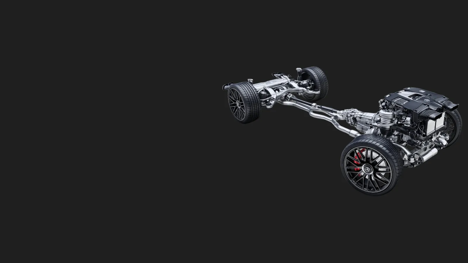 AMG V8 и шасси с AMG RIDE CONTROL+