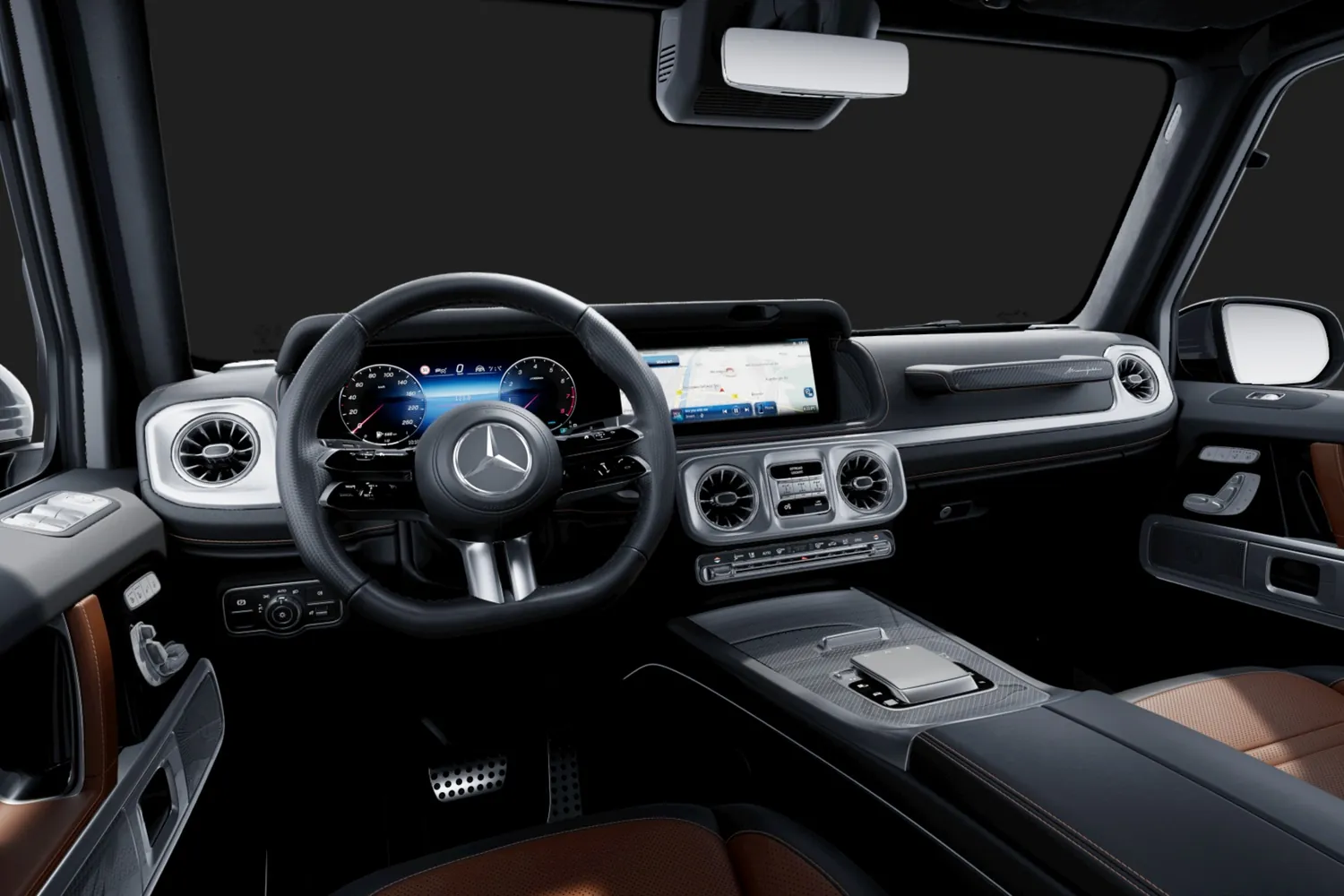 Mercedes-Benz G-Class: Кожа MANUFAKTUR и два экрана MBUX