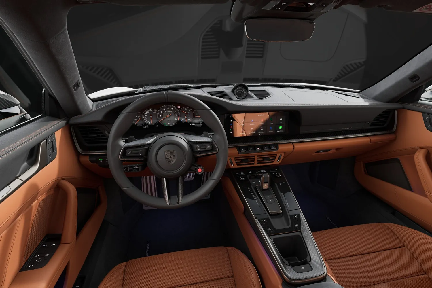 Porsche 911 Turbo: Температура шин на приборах и Bose на 570 Вт