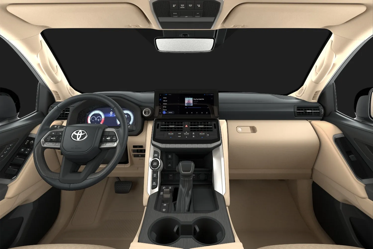 Toyota LAND CRUISER 300: Клавиша Drive Mode и JBL на 14 динамиков