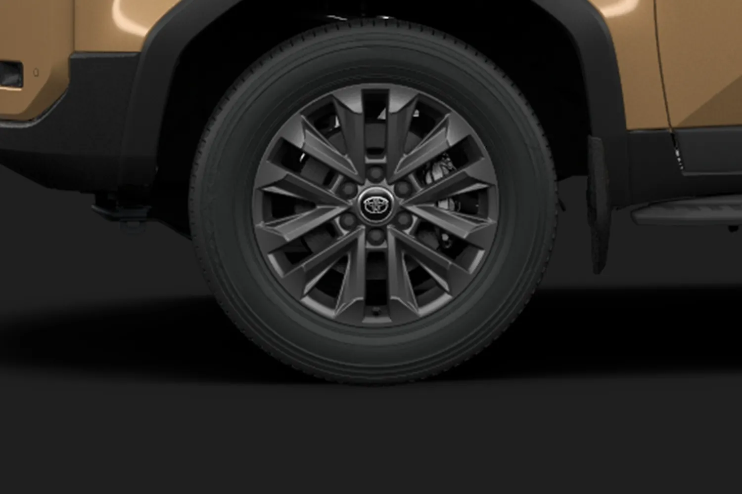Toyota Land Cruiser Prado: Матово-серые колёса 20 дюймов