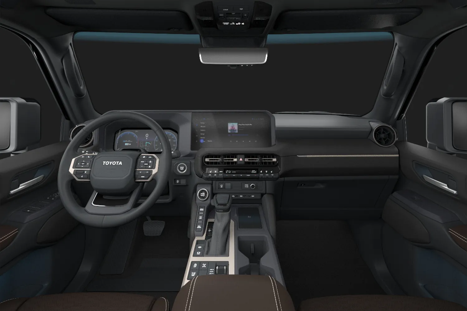 Toyota Land Cruiser Prado: Цифровые приборы и проекция на 10 дюймов