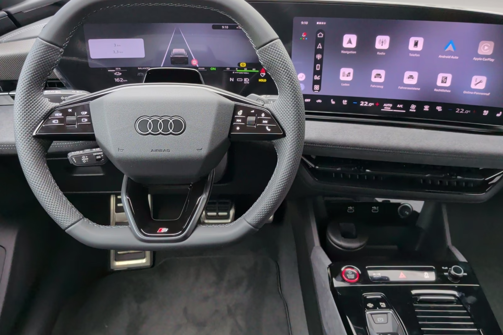 Надёжный Audi A6 Sportback e-tron performance 270 kW, S line 2026 0.0 л 367 л.с Электричество с двигателем 0,0 л, Чёрный, пробег 10 км, Автомат, поставка из Германия, фото 8