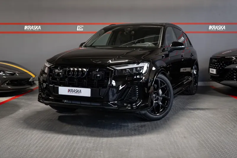 Заказать Audi Q7 50 TDI quattro S-Line 2026 3.0 л 286 л.с Дизель с пробегом 120 км, Автомат, Полный привод, цвет Чёрный, поставка из Германия, доставка по РФ Q7 50 TDI quattro S-Line - фото 3