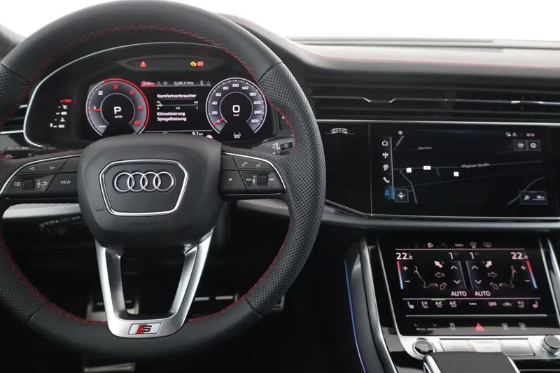 Audi Q8 50 TDI quattro 2026, чёрный, фото 22
