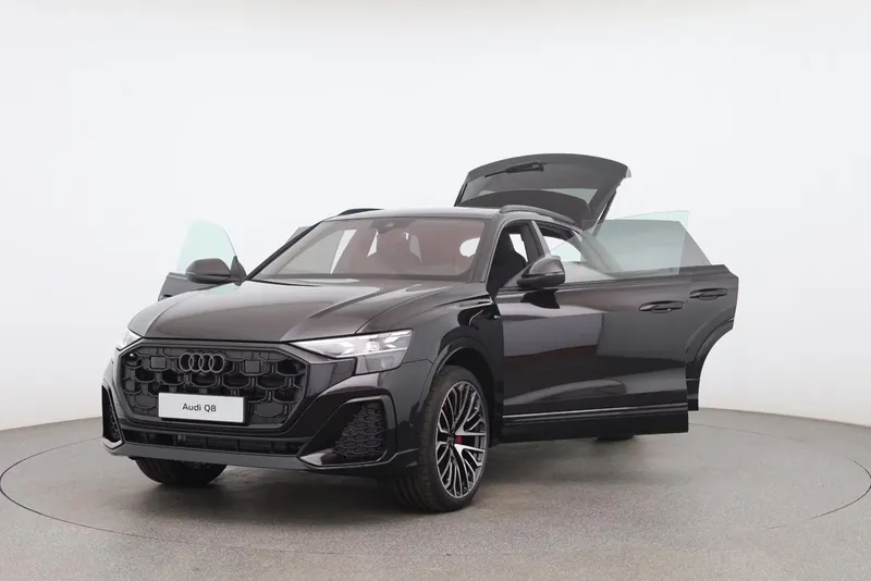 Надёжный Audi Q8 50 TDI quattro 2026 3.0 л 286 л.с Дизель с двигателем 3,0 л, Чёрный, пробег 250 км, Автомат, поставка из Германия, фото 8