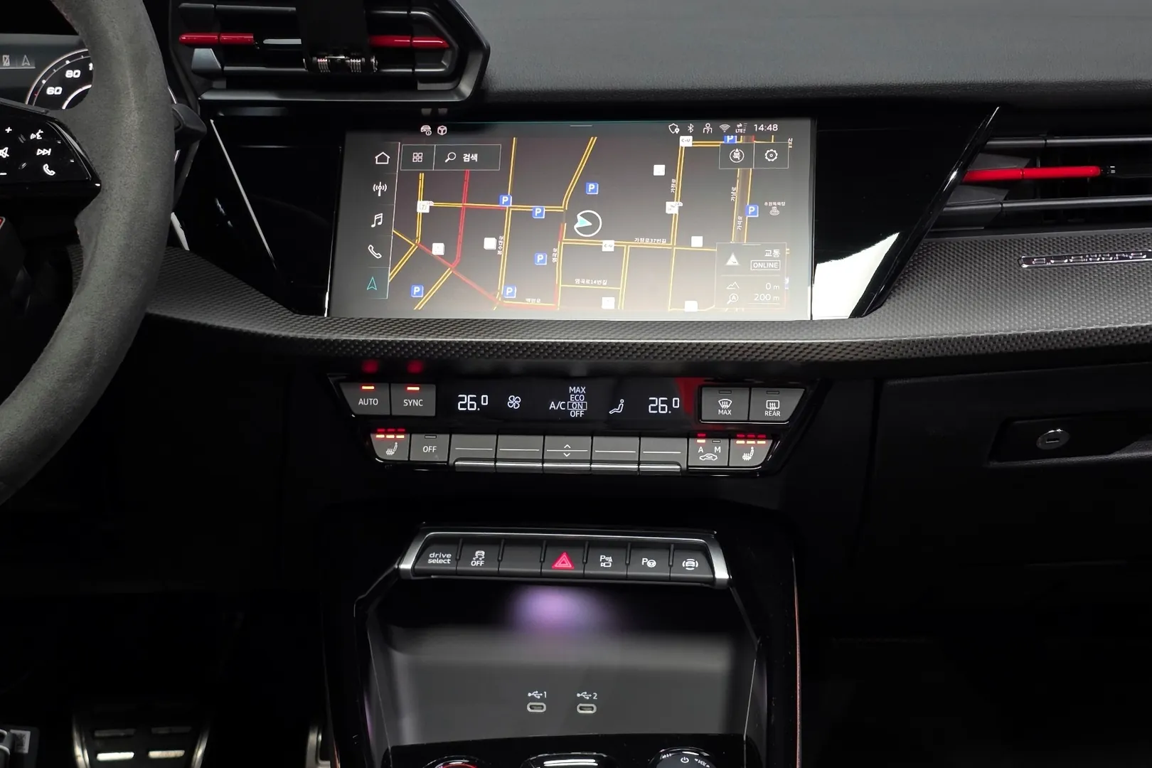 Audi RS3 TFSI Quattro Carbon Edition 2025 2.5 л 400 л.с Бензин, пробег 4 725 км, Чёрный, Полный привод, Автомат, авто из Германия, доставка по РФ