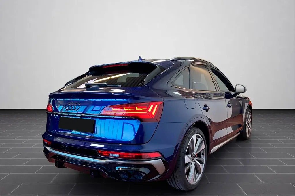 Заказать Audi SQ5 Sportback TDI 2025 3.0 л 341 л.с Дизель с пробегом 5 990 км, Автомат, Полный привод, цвет Синий, поставка из Германия, доставка по РФ
