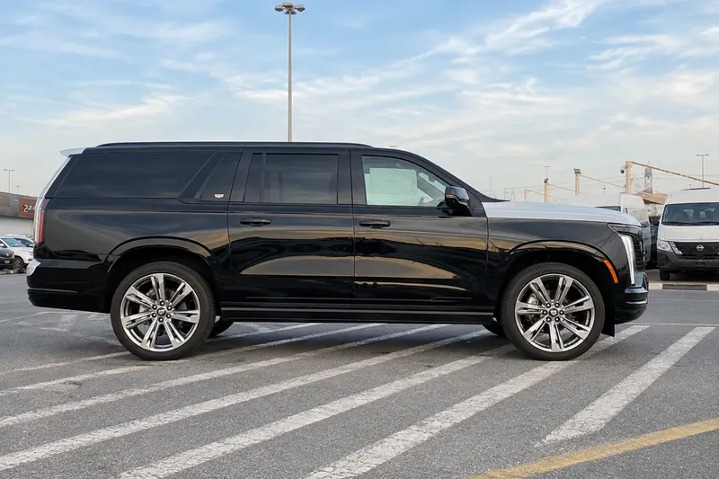 Заказать Cadillac Escalade Platinum Sport (Long/ESV) 2026 6.2 л 420 л.с Бензин с пробегом 10 км, Автомат, Полный привод, цвет Чёрный, поставка из ОАЭ, доставка по РФ Escalade Platinum Sport (Long/ESV) - фото 3