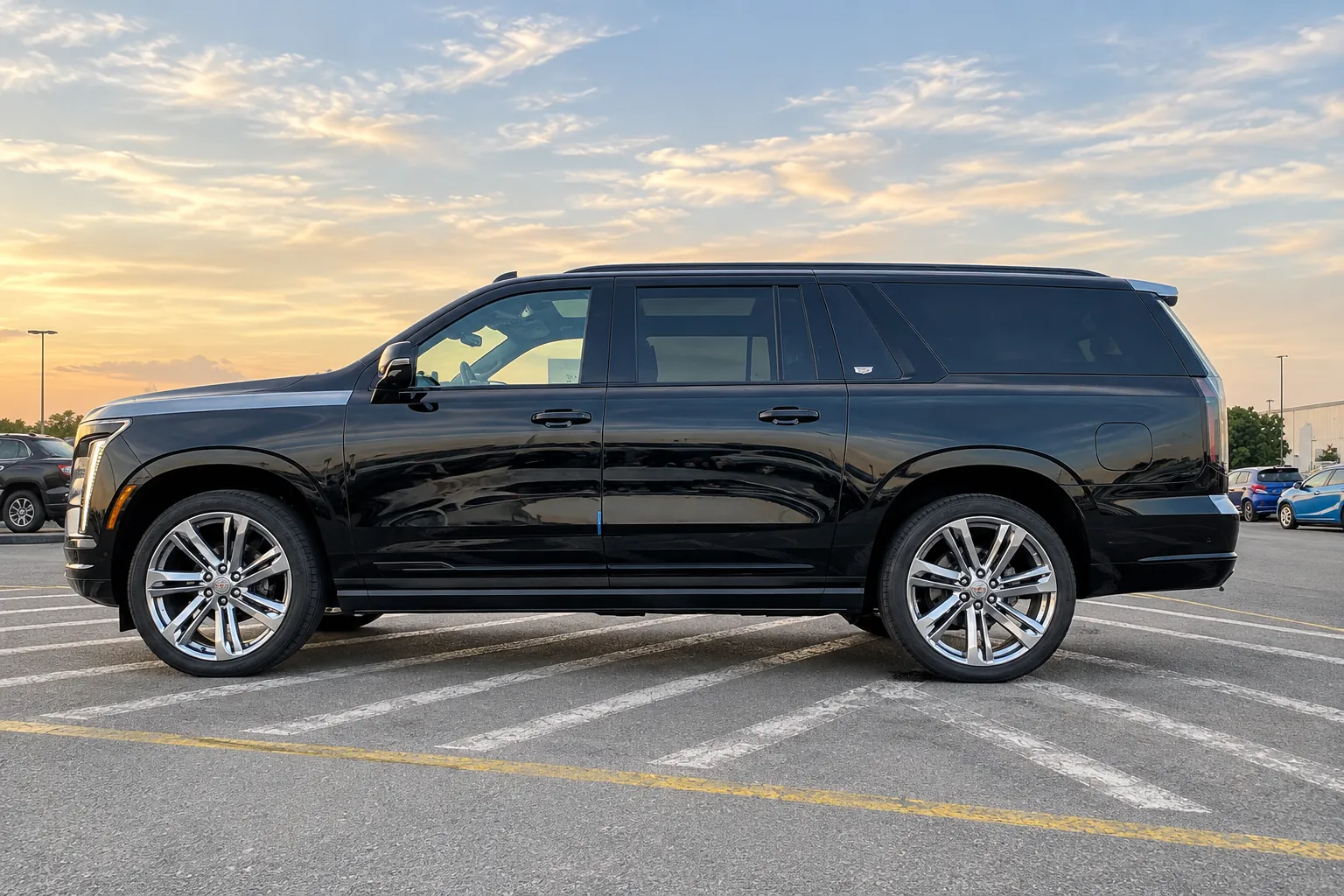 Купить Cadillac Escalade Platinum Sport (Long/ESV) 2026 6.2 л 420 л.с Бензин, Чёрный, Автомат, Полный привод — авто из ОАЭ, с доставкой по всей России, фото 3