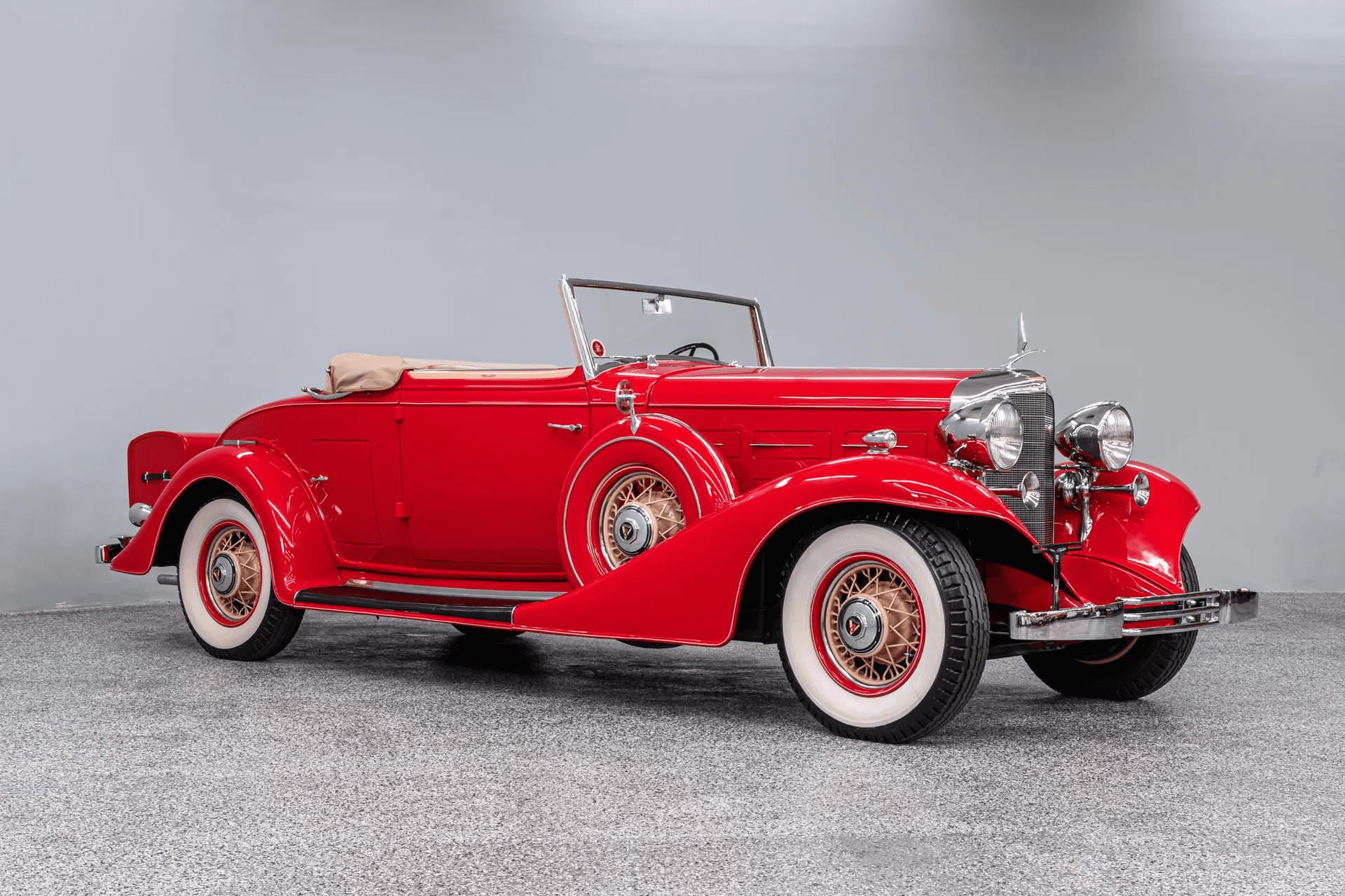 Заказать Cadillac Series 355-C Eight V8 Convertible Coupe 1933 5.8 л 115 л.с Бензин, Красный, Задний привод, Механика — поставка из США, доставка по России и СНГ, фото 10