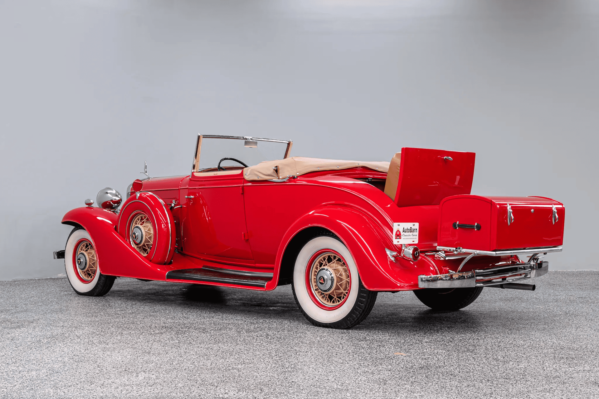 Купить Cadillac Series 355-C Eight V8 Convertible Coupe 1933 5.8 л 115 л.с Бензин, Красный, Механика, Задний привод — авто из США, с доставкой по всей России, фото 3